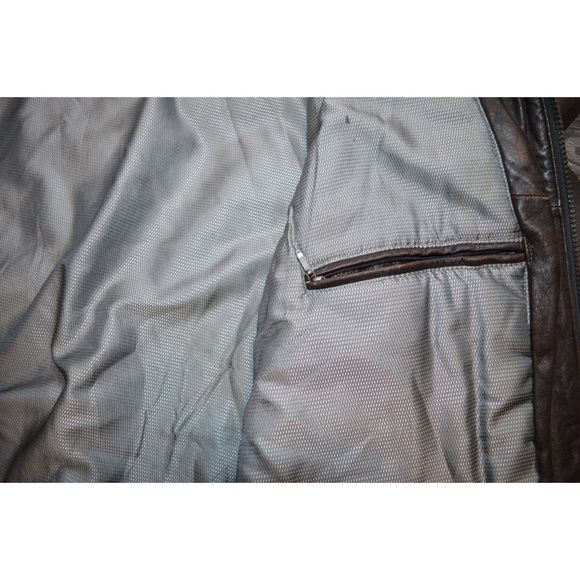 Saxony Collection Genuine Leather 2XT BIG Super Soft Bomber Jacket - Picture 9 of 12